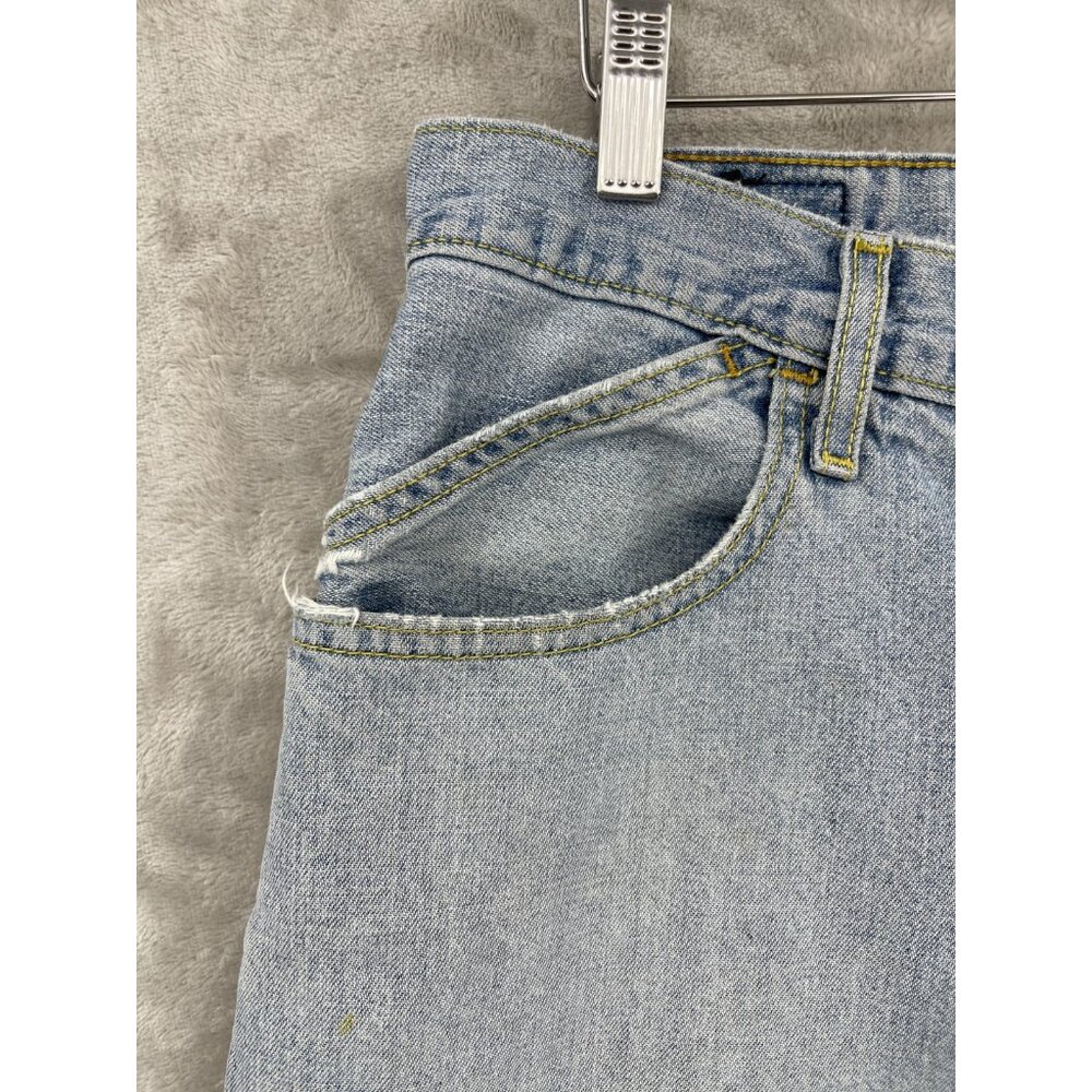 Levi's SilverTab Vintage Size 36x24.5 Cropped Baggy Faded Distressed Jeans - Picture 4 of 16